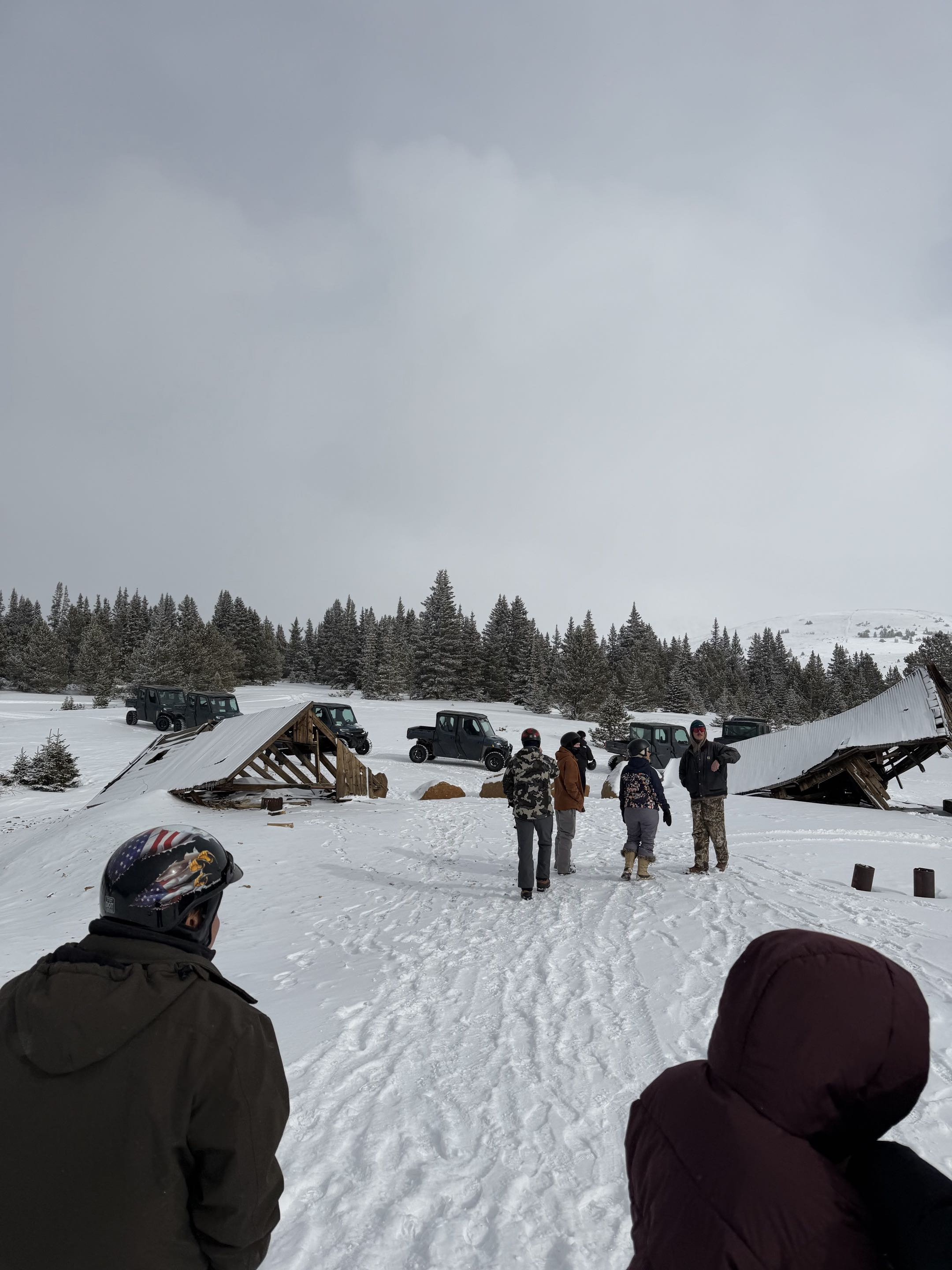 Snow buggy trip near Breckenridge Colorado