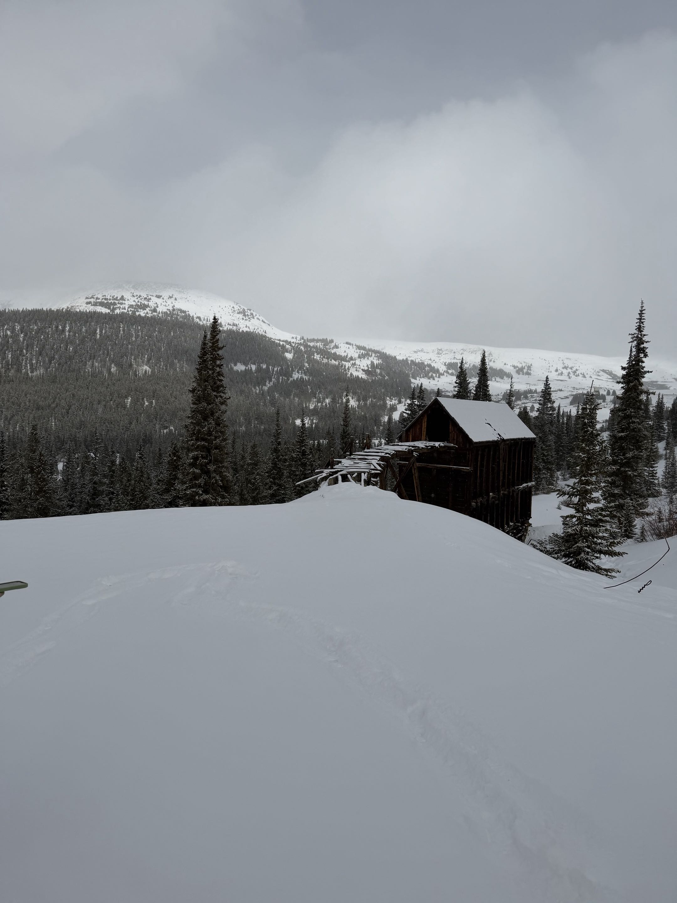 Mountain viewpoint near Breckenridge Colorado