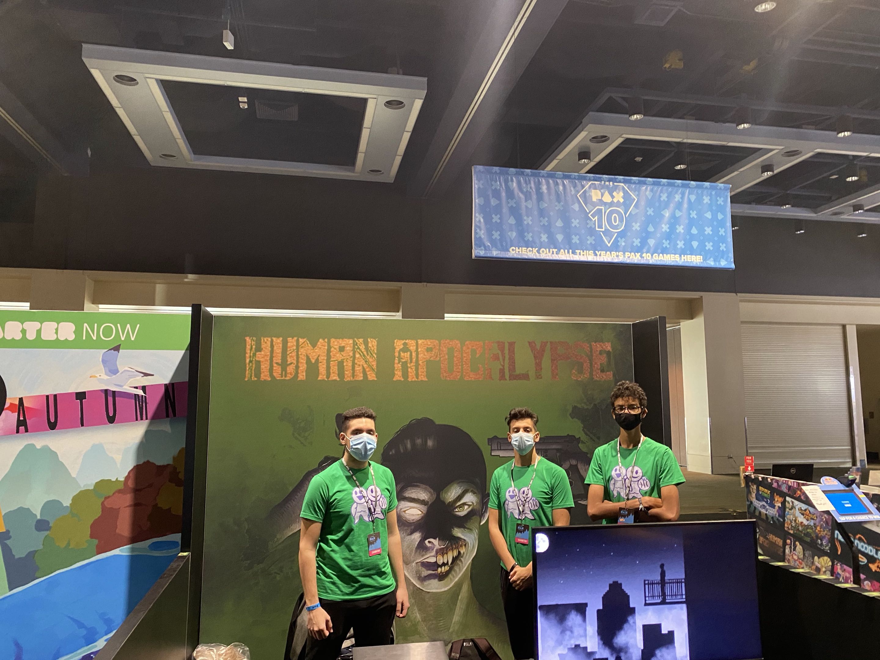 Hassan Moharrem with Euphoric Brothers at PAX West 2021